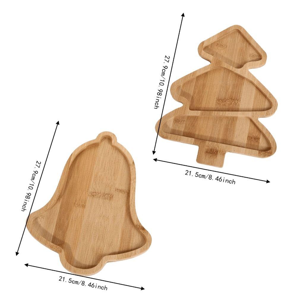 Elegant Wooden Christmas Dish Vintage Christmas Charcuterie Board Home Party