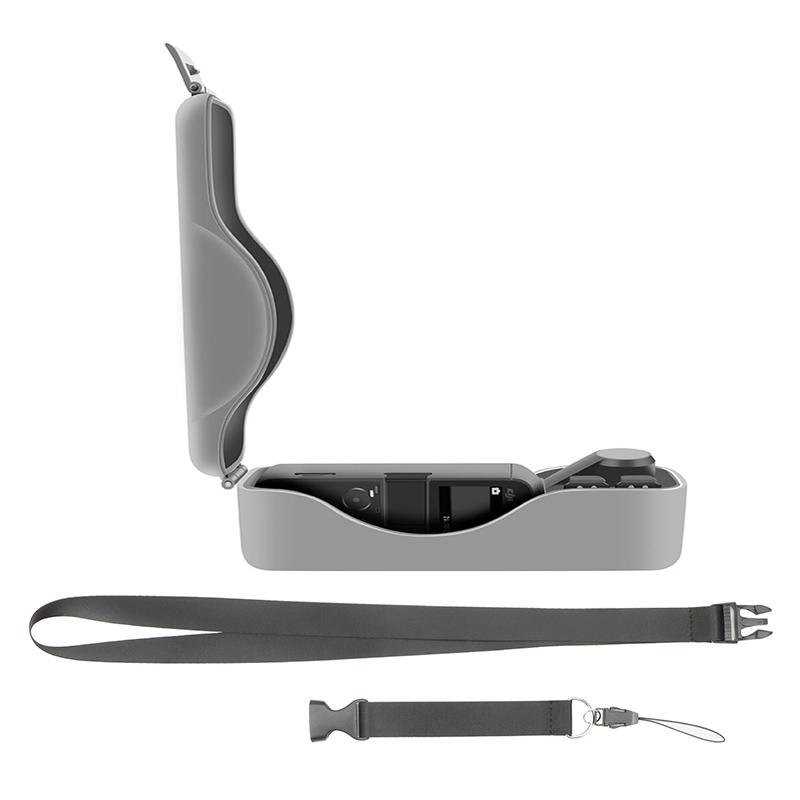 Lanyard + Gimbal-Aufbewahrungstasche, Mini-Hartschalen-Schutzhülle für DJI Osmo Pocket-Zubehör