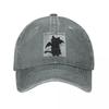 Vintage Playboi Carti Cat Baseball Caps Unisex Style Distressed Denim Headwear Outdoor Summer Unstructured Soft Caps Hat
