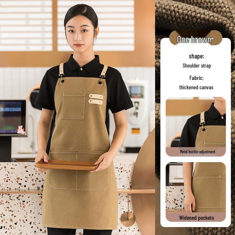Durable Washed Canvas Catering Apron