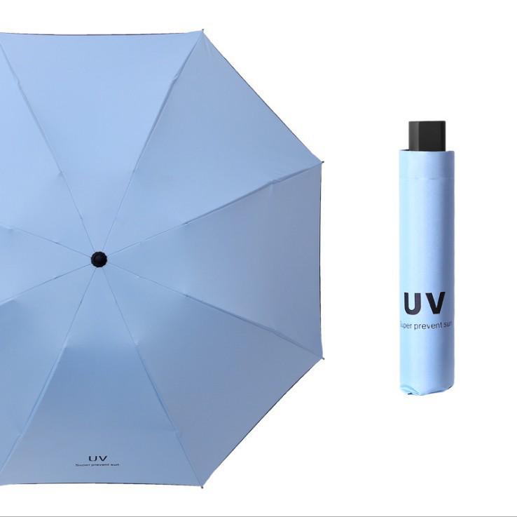 Compact Capsule Umbrella: 50% Foldable, Portable, Pocket-Size for Sunny and Rainy Days