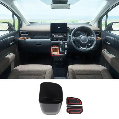 Auto Opbergdoos voor Toyota Sienta Serie 10 - Versnellingspook Zijvak Accessoirehouder Opberging Anti-Slip Zwart Accessoire RHD