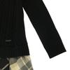 BLUE LABEL CRESTBRIDGE Sanyo Shokai Check Pattern Long sleeve Fisherman's knitwear one piece Women Used
