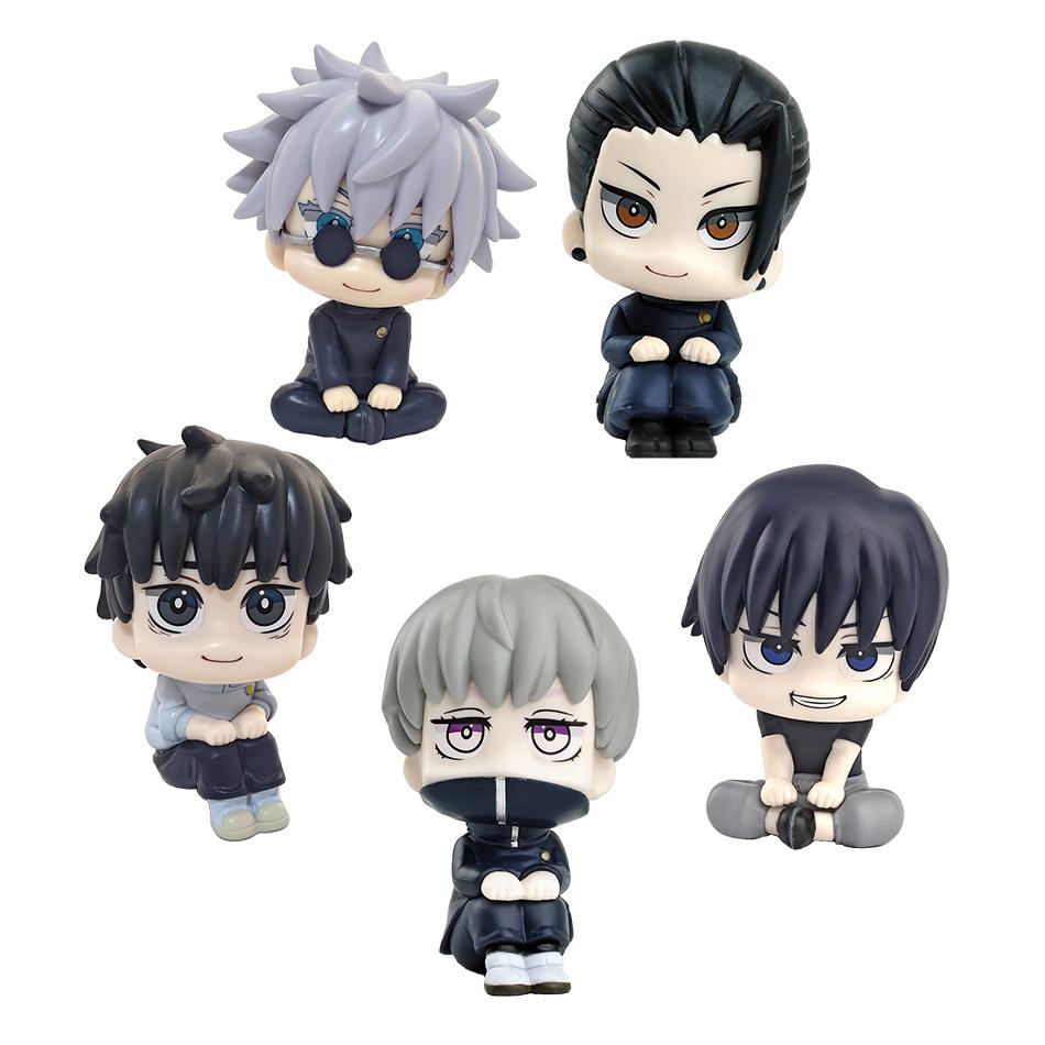 Anime Mignon Fushiguro Toji Jujutsu Kaisen Figurine Gojo Satoru Figurine d'Action Poupée Version Q Statue Geto Suguru 10cm Modèle PVC Jouets