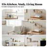 Desktop Storage Rack Staggered Shelves 3 Tier Shelf Wood Wooden Desk