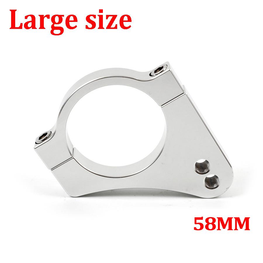 NEW 58mm Universal Motorcycle Aluminium Steering Damper Fork Bracket Reduce Leve