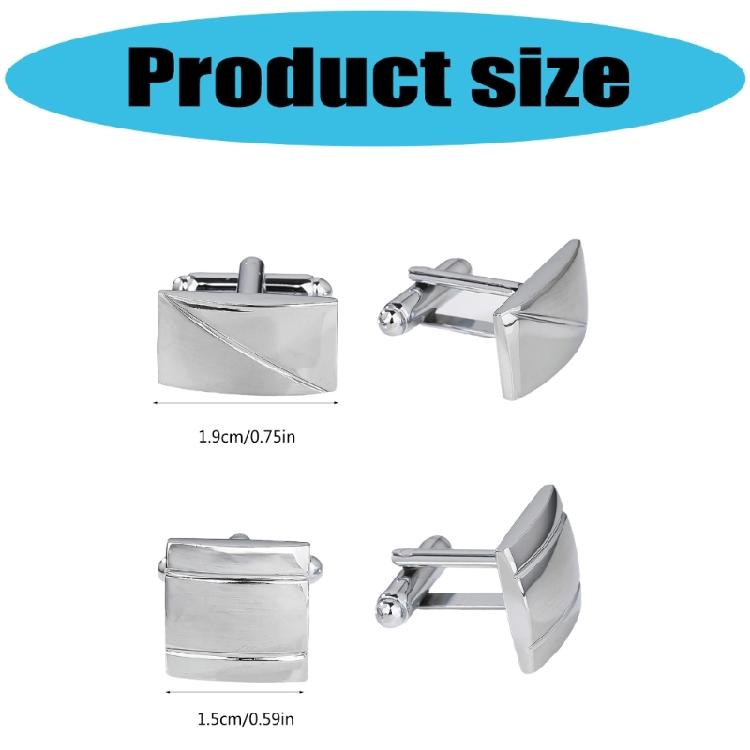 Copper Cufflinks for Men Stylish Pattern Sophisticated Gift Box Included Portable for Special Event