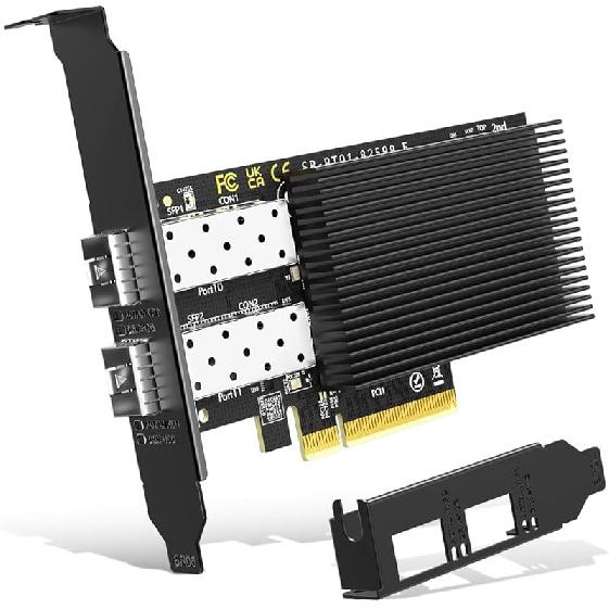 

Мережева карта PCI-e 10G Base-T, контролер Marvell AQC113, мережевий адаптер NICGIGA 10Gb Ethernet з підтримкою WOL, мережева карта з портом RJ45 10Gbe, Windows10/11/Windows X520-DA2