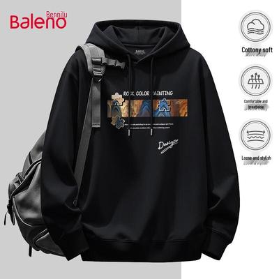 Sweat-shirt à capuche décontracté pour homme Baleno