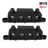 Caravan RV Power Distribution Block 4 Ways 48V 250A DC Bus Bar Electro Junction For Boat Truck Car Accessories M8 M10 Studs