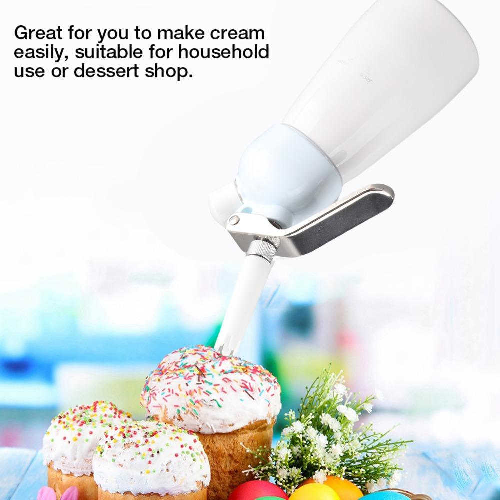 500mL Cream Dispenser Aluminum Whipped Cream Maker Cream Whipper Home Kitchen DIY Baking