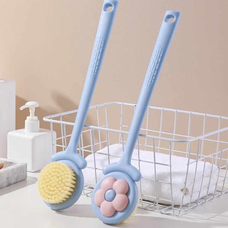 Qisu Long Handle Soft Bristle Body Bath Brush
