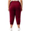 Women's Fashionable Casual Loose-Fit Cuffed 7/8-Length Plus Size Athletic Joggers