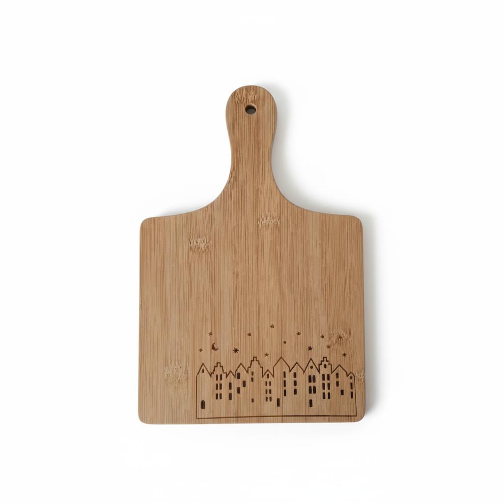Natural Bamboo Cutting And Serving Board 30×20×1.5 Cm