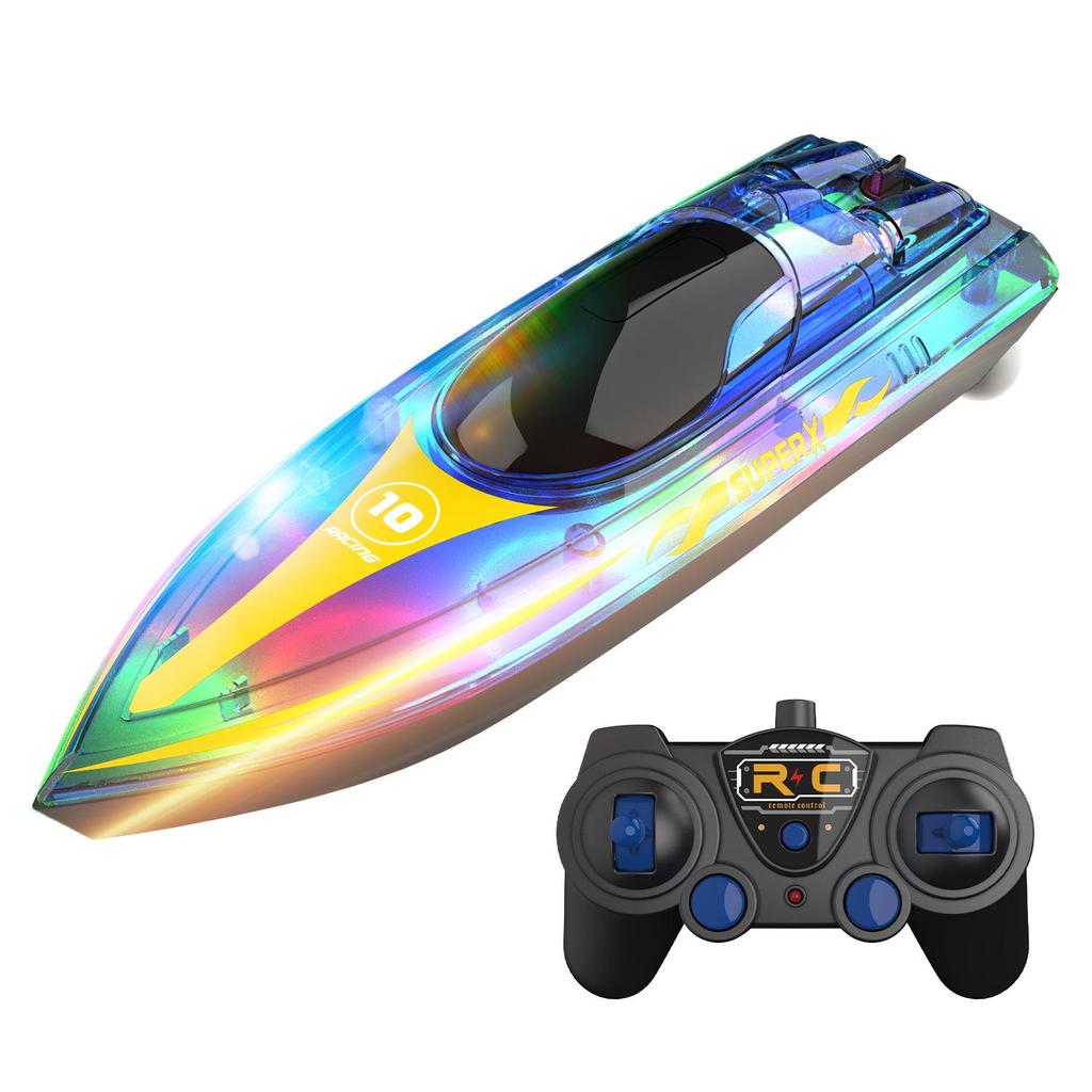 Children's Educational Remote Control Electric Toy Speedboat – Outdoor Smart Celebrity Toy Boat