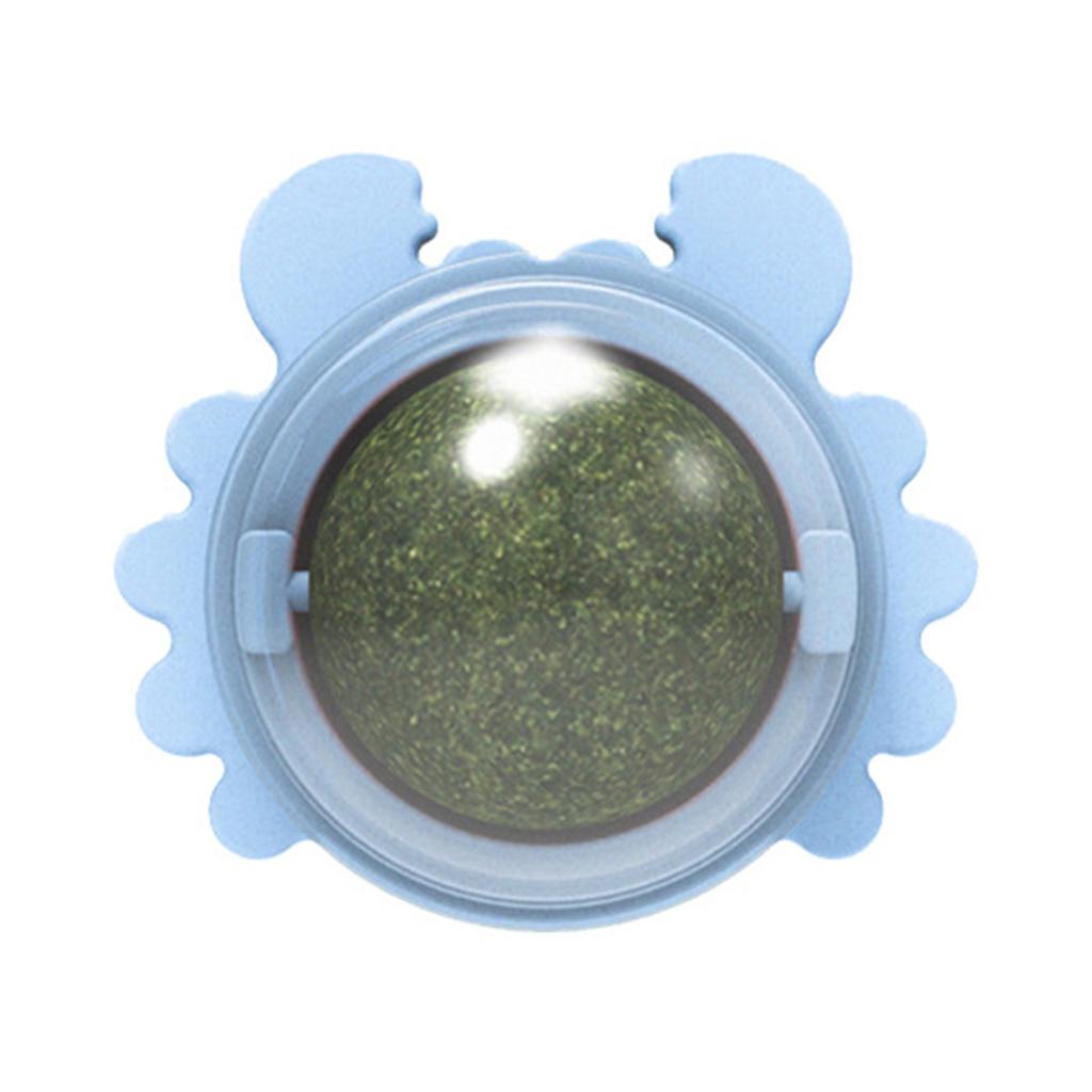 Catnip Wall Ball Licking Snacks Healthy Nutrition Ball Teeth Cleaning Catnip Toy for Cats Clean Mouth Promote Digestion Indoor