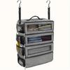 Suitcase Organizer High-capacity Travel Luggage Organizer Hanging Shelve Packing Cube Closet Collapsible Hanging Storage Bags