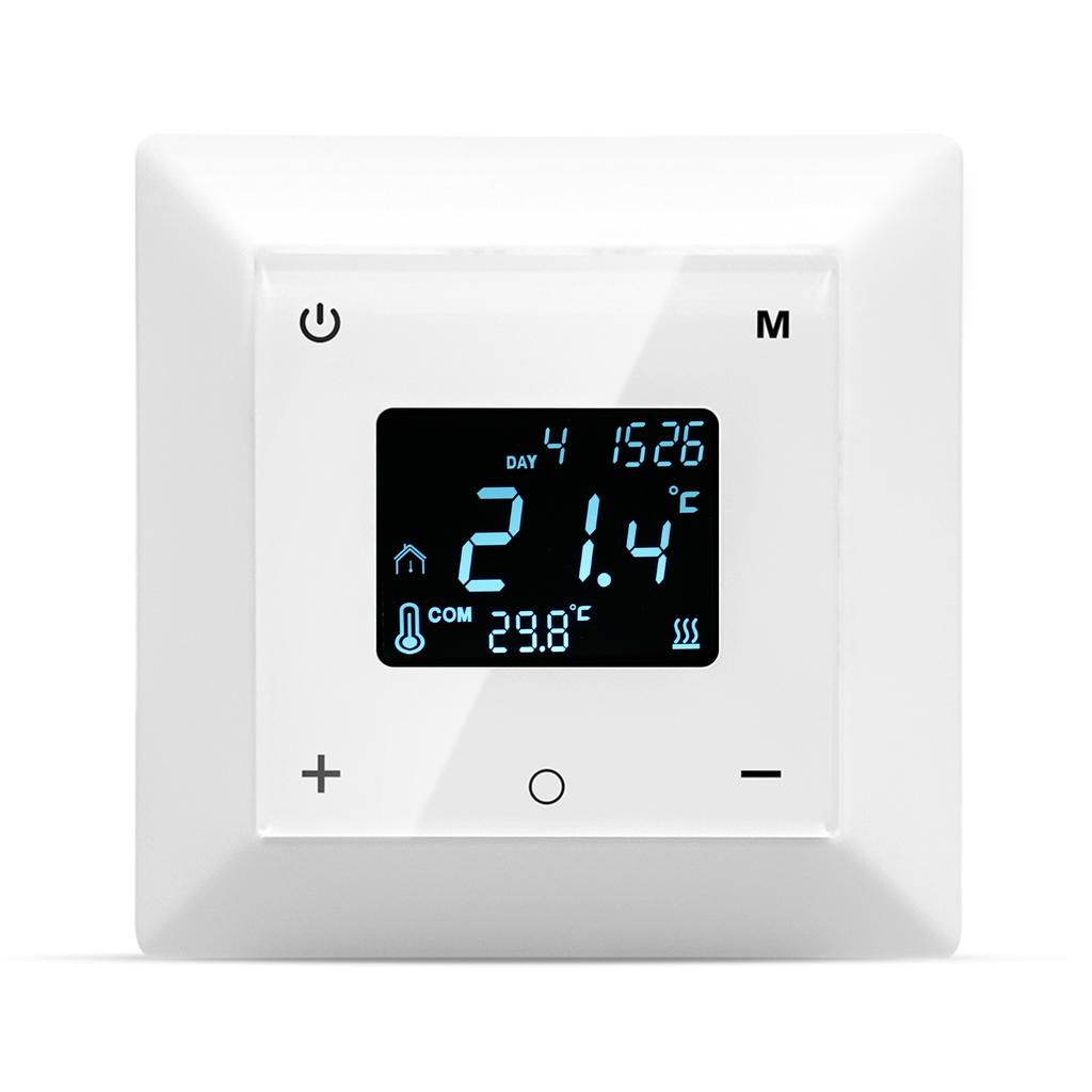 Smart Room Thermostat Programmable Heating Thermostat Detachable Thermostat Manual, Automatic, Holiday Mode, Multiple