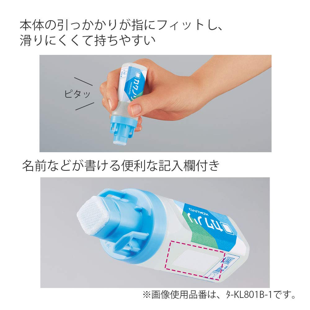 KOKUYO Kakunori Líquido Fuerte Set de Pegamento, Adhesión, 5, Azul, TA-KL801B-1PX5SET