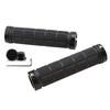 PLATT Bicycle Grip Professional Mountain Bike Handlebar Grip 1 Inner End with Hex Black Covers, Durable, Non-Slip, Covers, Pair, 22.2mm Diameter,
