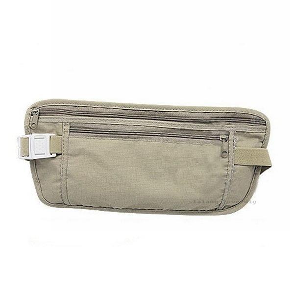 

Модный нейлоновый безопасный кошелек для денег, дорожный кошелек, поясной кошелек чёрный