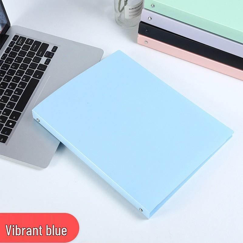 A4 Transparent Four-Hole Music Score Binder with Colored Insert Cover
