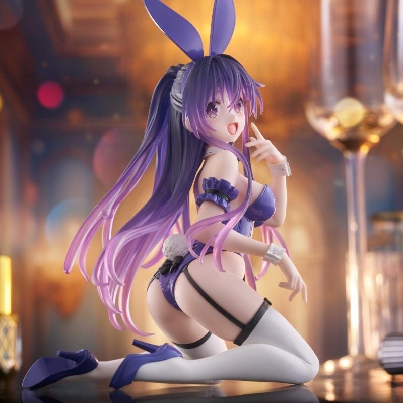 16cm DATE A LIVE Yatogami Tohka Bunny Girl Tokisaki Kurumi Anime Action Figure Model Collection Toys Gifts