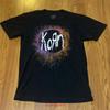 KoRn 2021 Summer Tour Unisexs T Shirt M Black Fire Gods Metal Rock Concert Vintage Washed Top For Everyday Wear Versatile