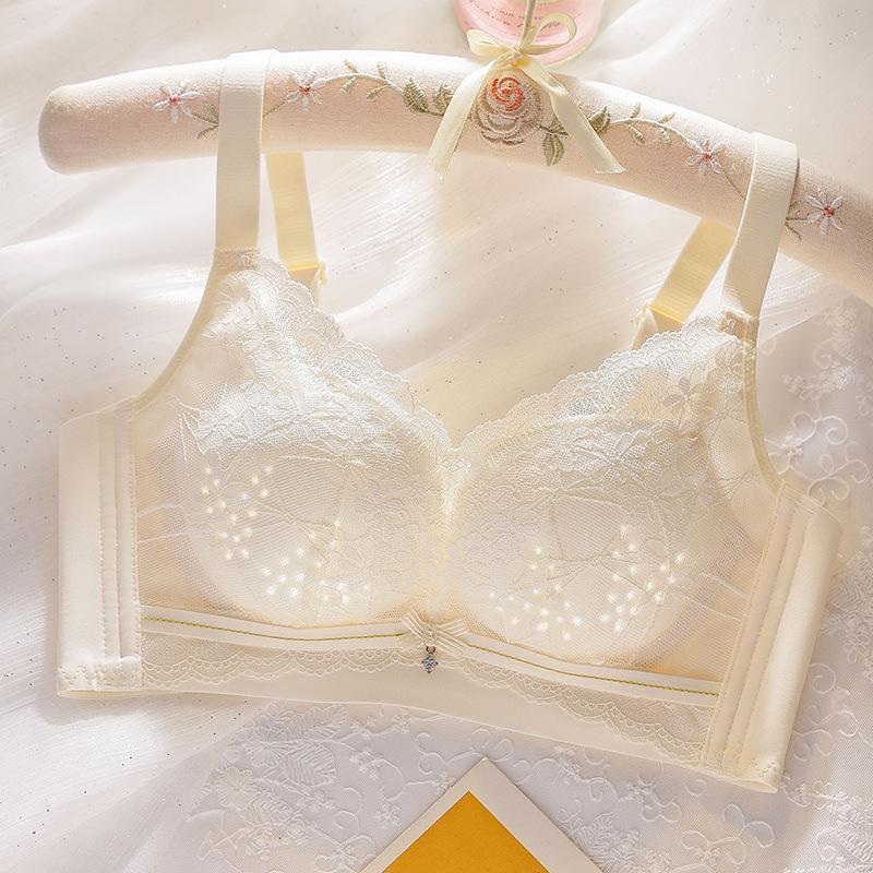 Bra Gathering Bra 1111 New Popular No Steel Ring Hole Cup Breathable Adjustment Type Anti-sagging