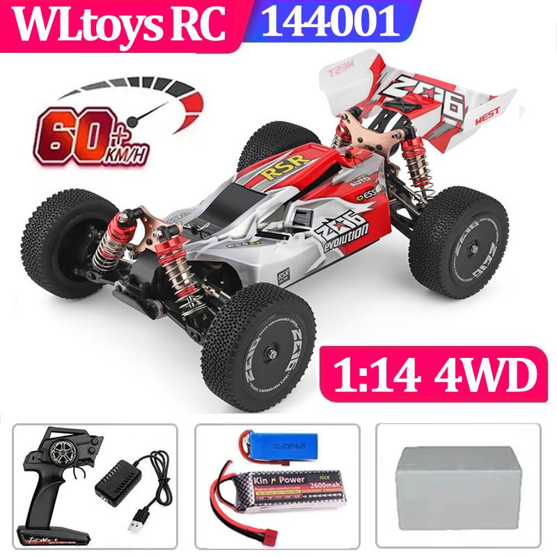 75 KM/H WLtoys 124016 124017 60 KM/H 144001 Rc Electric 4wd Battery High Speed Atv Remote Control Drift Rc Cars for Adults Toys
