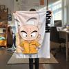 1PC Krillin Patterned Flannel Blanket Suitable For All Seasons For Home Decor Warmth And Comfort Gifts Holiday Present