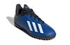 adidas X 19.4 Slip Resistant Cushioning Abrasion Resistant Low Top Kids' Soccer Shoes Blue Black White Kids' FV4662