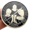 Armored Warrior, Blue Bronze, Painted Commemorative Coins, Collection, Knight, Relief, Armor, Warrior, Coins, Commemorative Medals