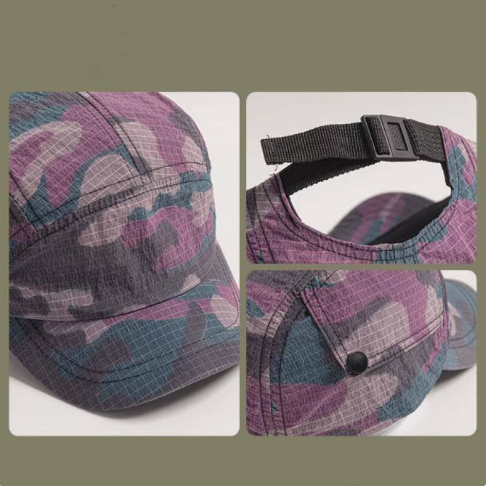 Vintage Baseball Cap Invisible Pattern Quick Dry Sun Hat for Men Women Summer Outdoor Camping Running Beach Sports Casual Daily