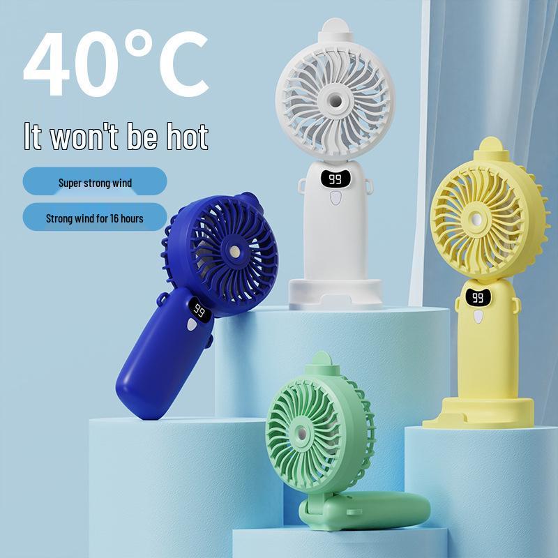 Mini Rechargeable Silent Handheld Cooling Fan for Desk