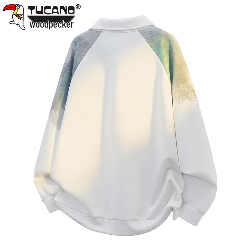 TUCANO Men's Gradient Lapel Polo Shirt