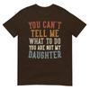 Funny Fathers Day Dad Gifts From Daughter Daddy Tshirt