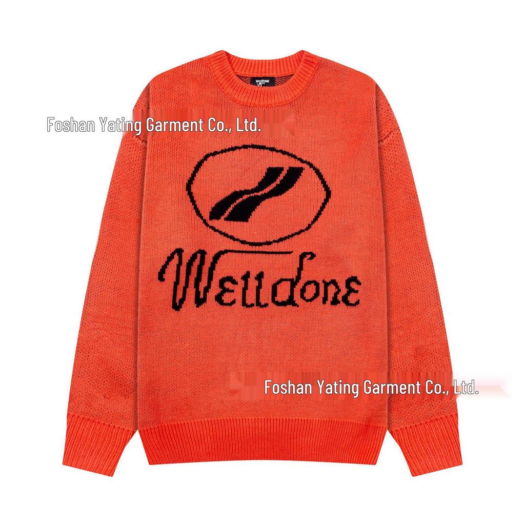 25th Anniversary Logo Embroidered Wool Knit Zip-Up Hoodie Sweater
