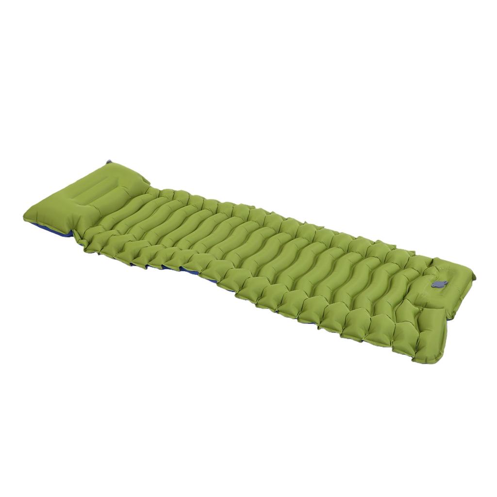 Camping Sleeping Pad with Built in Pillow Foot Pump TPU Thick Self Inflating Sleeping Pad for Hiking Backpacking