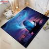1PC A-Abominable Cute Burnish Cartoon Carpet Living Room Bedroom Sofa Large Area Decorative Mat Kids Play Soft Non-slip Rug Gift
