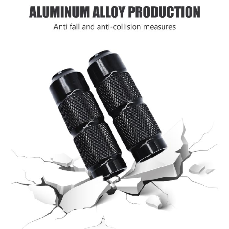 Aluminium Motorfiets Voetsteunen Pedaal voor Stabiliteit en Comfort Zonder Installatie-instructies, Verbeterde Rijveiligheid