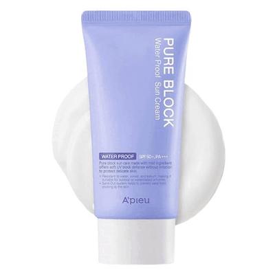 [Apieu] Pure Block Natural Waterproof Sun Cream SPF 50+ PA+++ 50ml