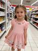 Short-Sleeved European and American Style Girls' Cartoon Dress