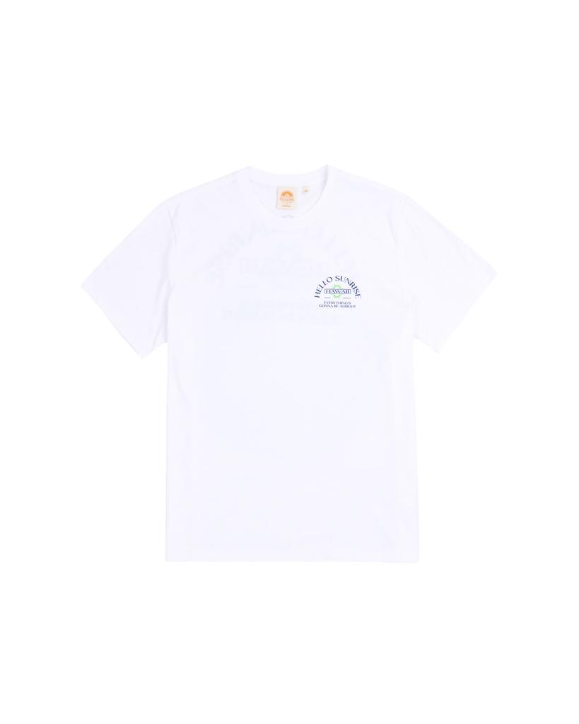 HELLO SUNRISE Hawaii Arch Logo Tee_White