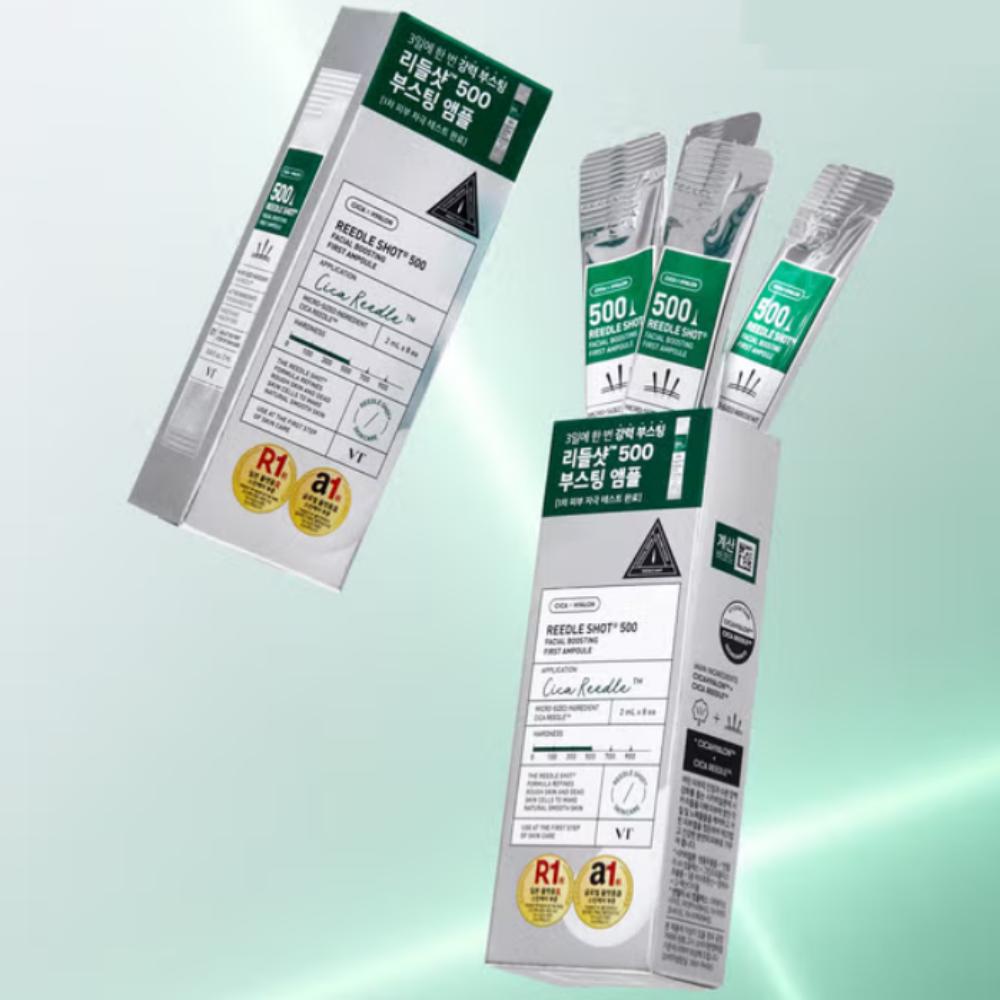 

VT Reedle Shot 500 Усиливающая первая ампула для лица