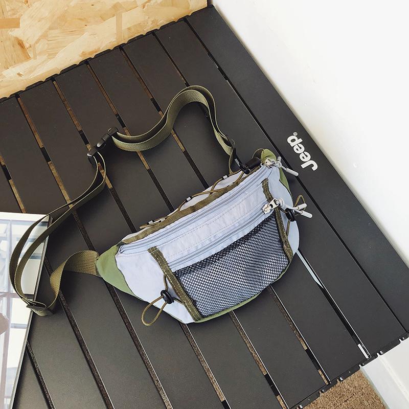 Breast Bag Women'S Trendy Brand Personalized Messenger Bag Anti-Splashing Multi-Functional Fanny Pack Women'S Versatile Cycling Tooling Shoulder Bag