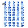 Reusable Pencil Caps 1-20/1-30/1-50 Numbered Toppers, Classroom Labels Supply Management for Teachers, Tracking Markers School Organization Number