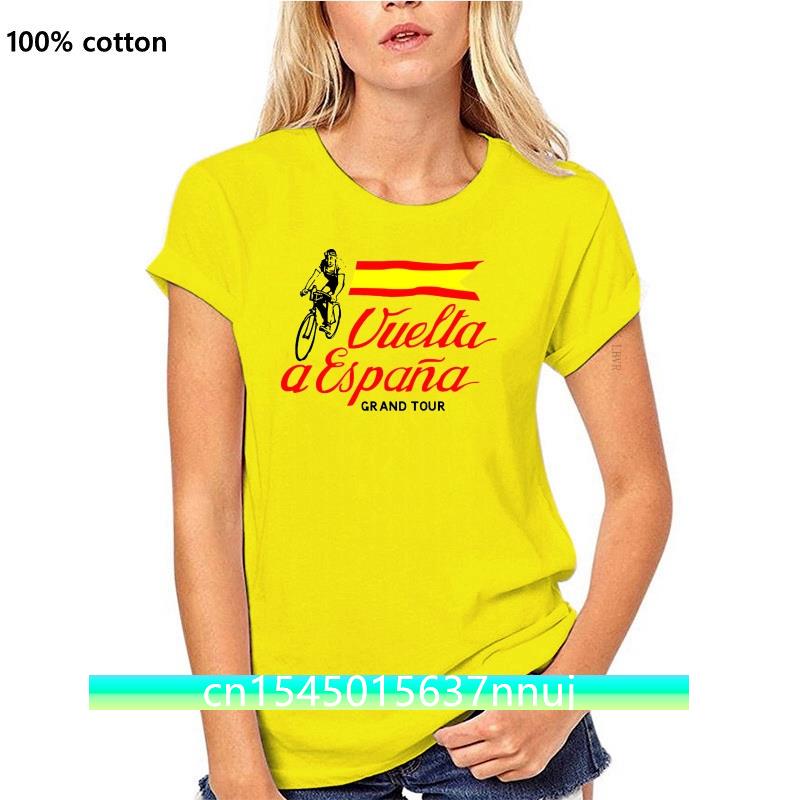 Nové tričko Vuelta A Espana s potiskem pro pánské vintage španělské cyklistické tričko s motivem Grand Tour ve Španělsku