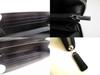 Authentic GUCCI Beige GG Coating Canvas Black Leather Round Zip Long Wallet #b097  Open Box