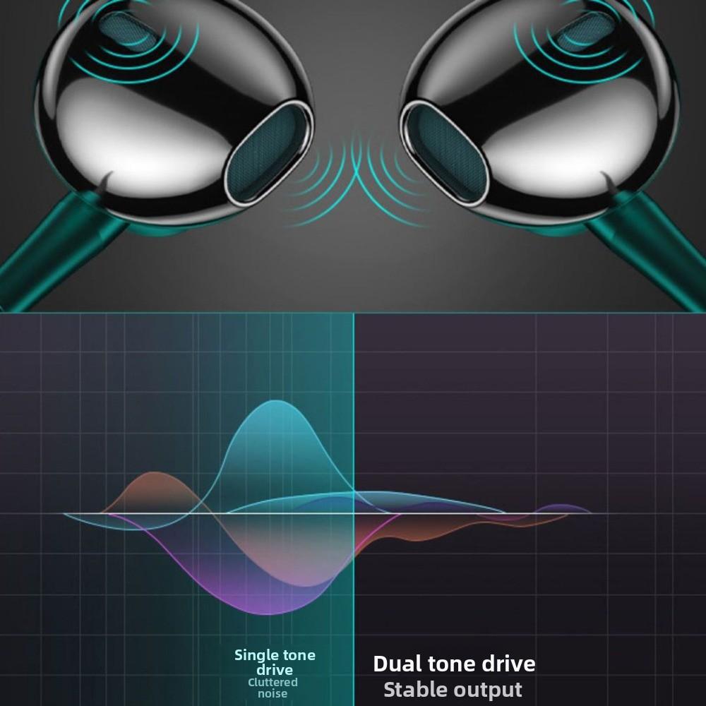 With Mic In Ear Earphones Type C Wired Headset Music Earphones Wired Earphone  Phone/tablet/laptop